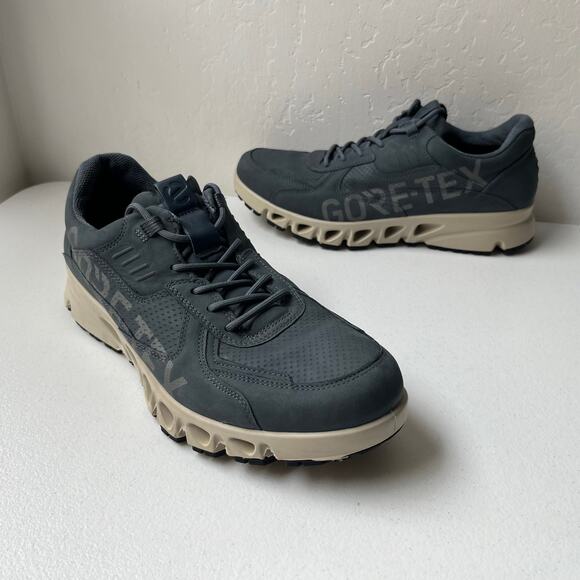 Ecco Multi-Vent Nubuck Gore-Tex Outdoor Sneakers Men\'s EU 43 US Size 9-9.5 Blue main image 6